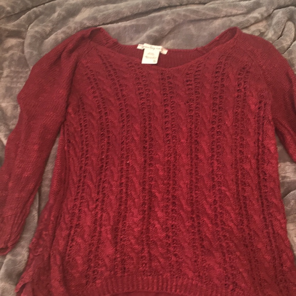 Maroon Sweater